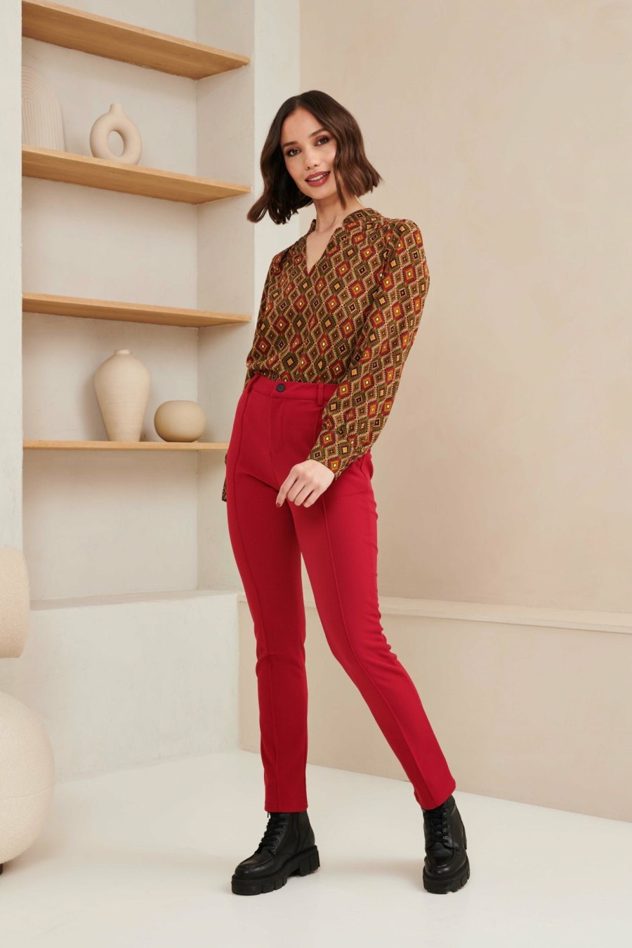 Broeken Lofty Manner | Broek Odessa - Macaron Pink