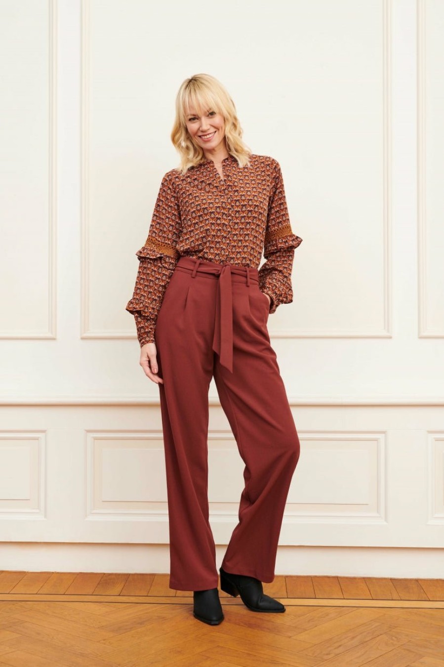 Broeken Lofty Manner | Broek Malani - Cherry Red