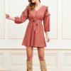 Jurken Lofty Manner | Jurk Trina - Dark Pink