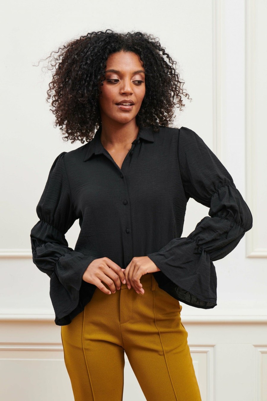 Blouses Lofty Manner | Blouse Amaya - Black