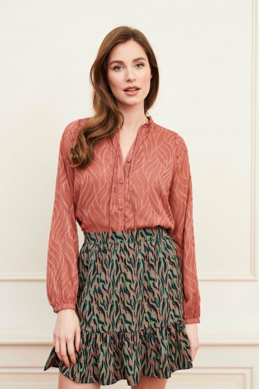 Blouses Lofty Manner | Blouse Izzy - Dark Pink