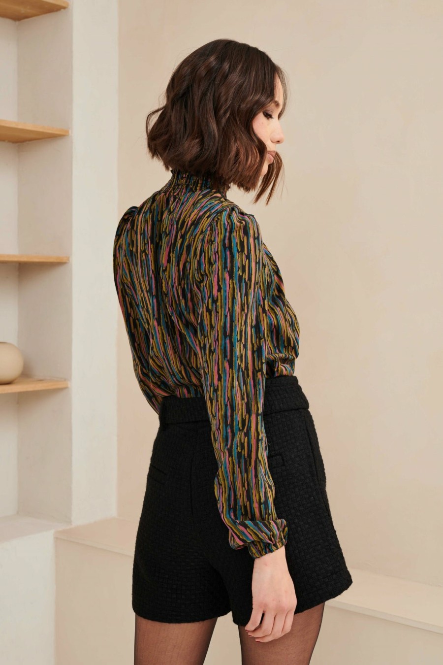 Blouses Lofty Manner | Blouse Sherina - Abstract Landscape P