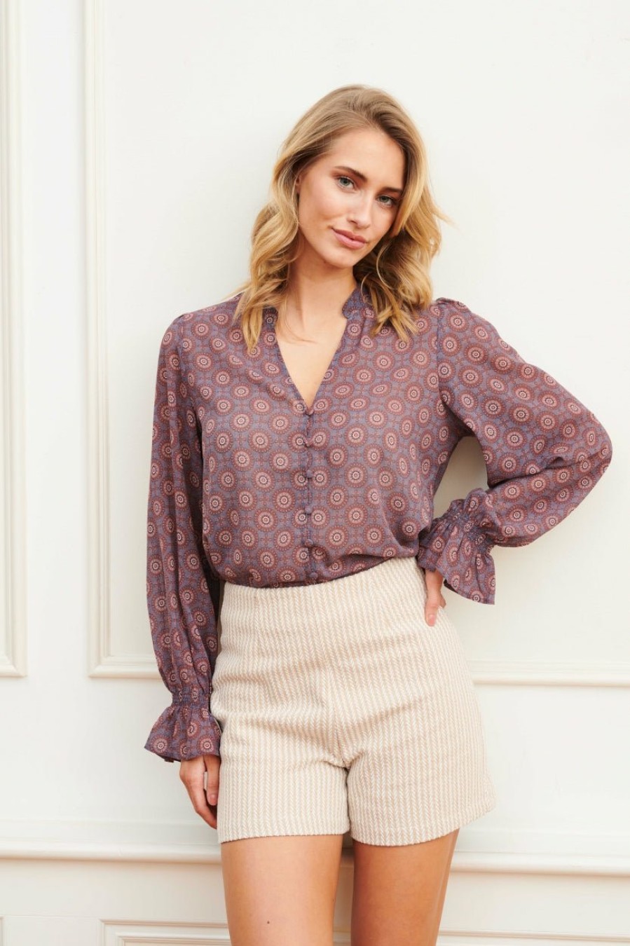 Blouses Lofty Manner | Blouse Luni - Mosaic Print